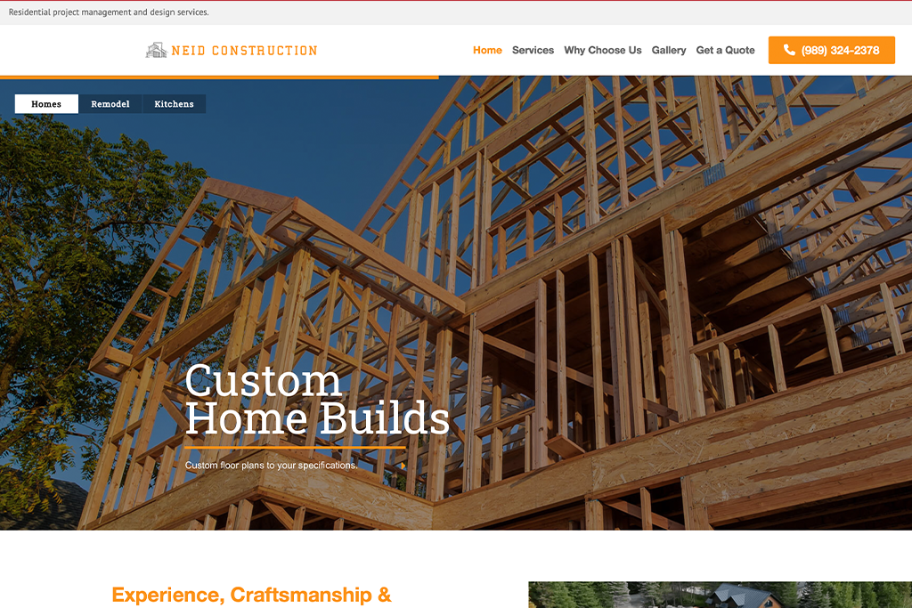 Home Builder Website